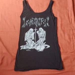 Death metal band incantation tank top